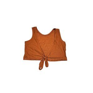 CALIA Women's Burnt Orange Crop Top - Size XXL